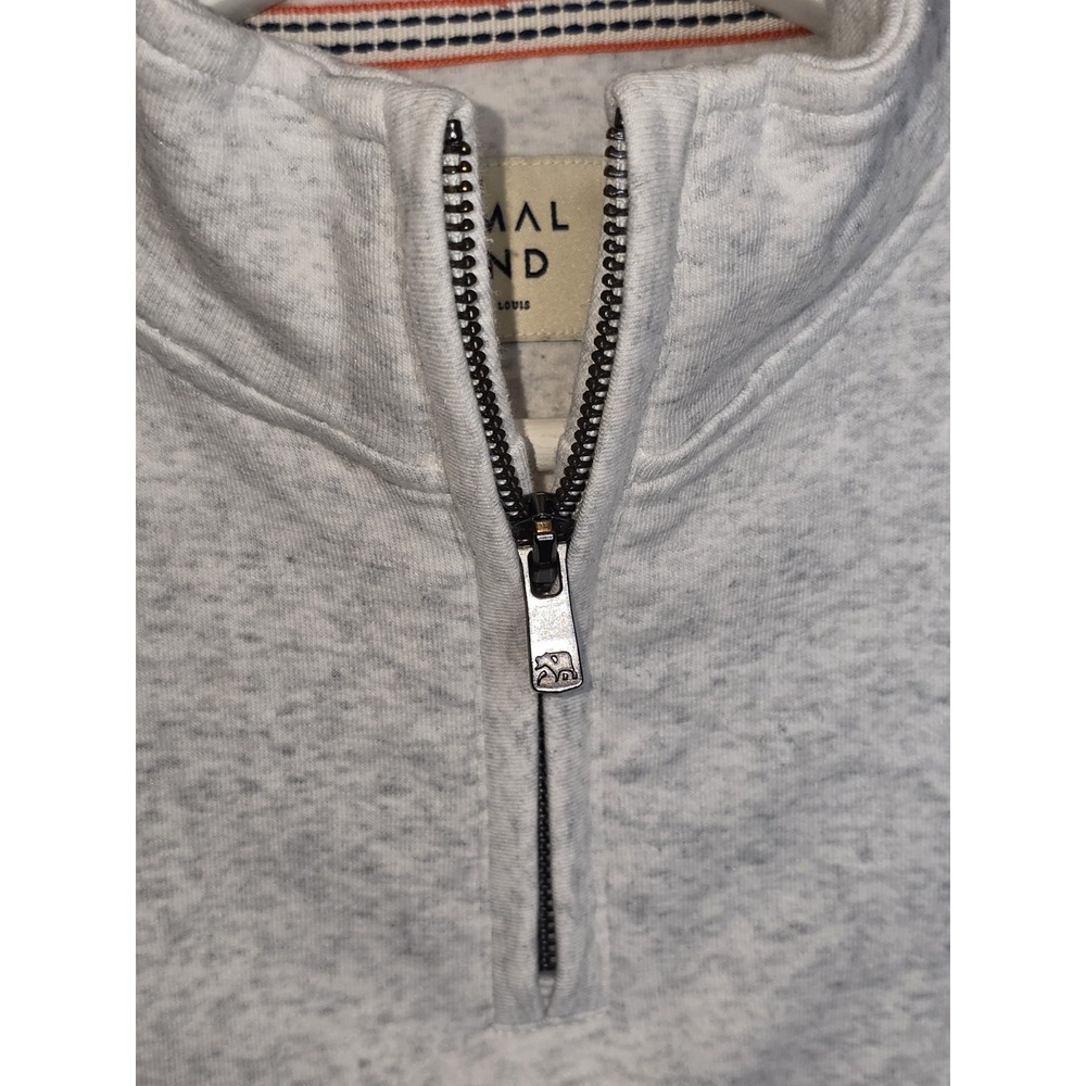 The Normal Brand Women's Quarter Zip Pullover W/STL BLUES LOGO SZ: SMALL EUC - Picture 4 of 9